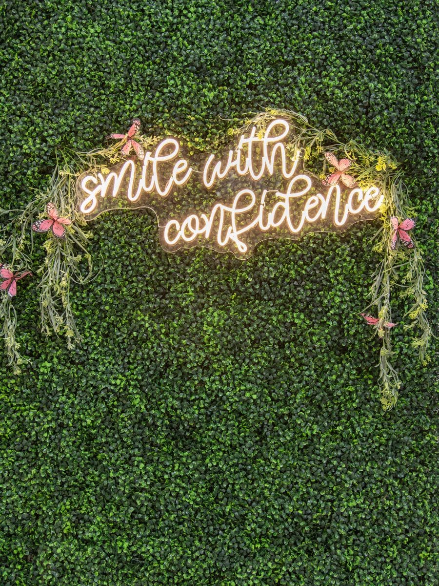 Contact us 15 Hidden smiles melville office smile with confidence sign