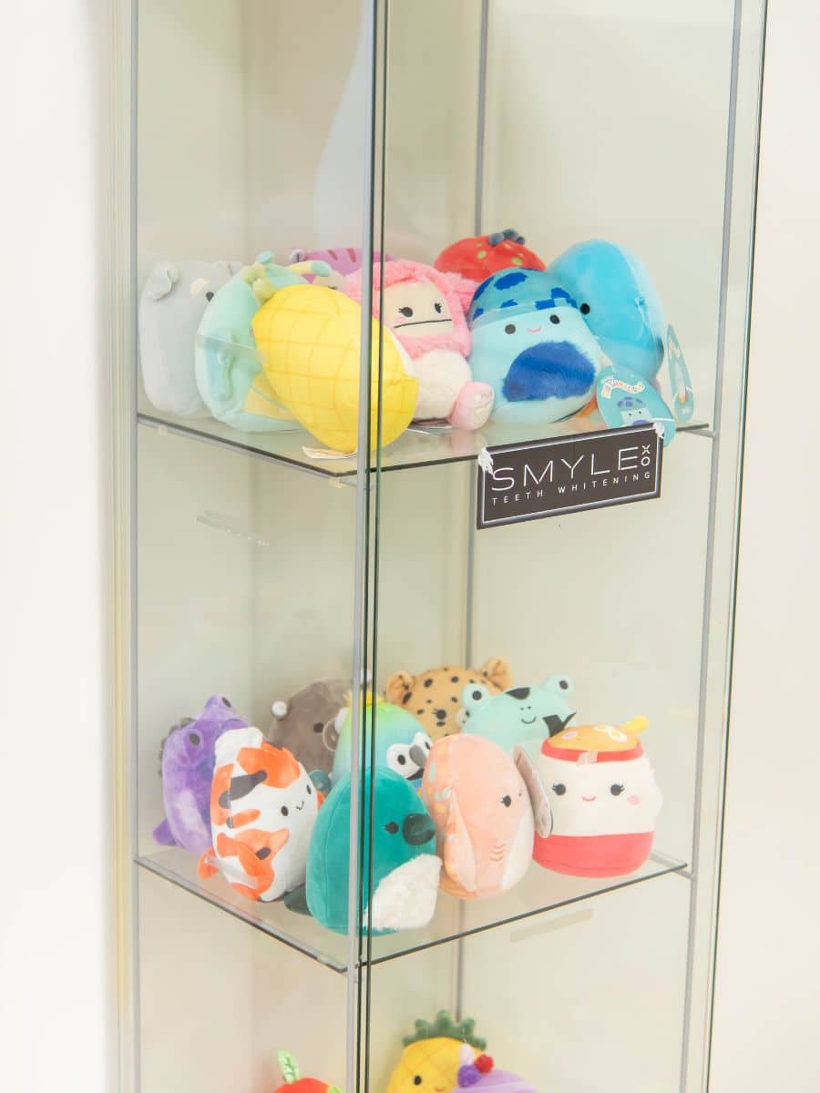 Our treatments 5 Hidden smiles melville office squishmallow display